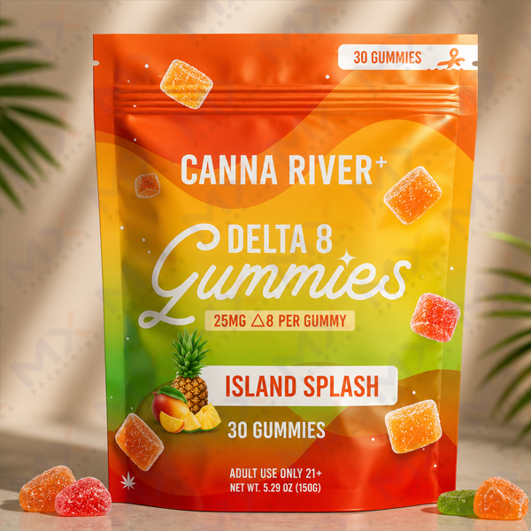 Custom Mylar Delta 8 Gummies - view 2